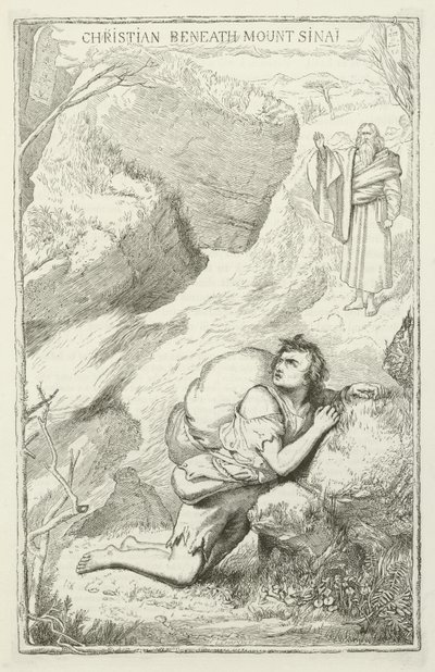 Illustration pour Le Voyage du Pèlerin de John Bunyan - Henry Courtney Selous